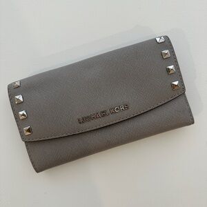 Gray Michael Kors Wallet